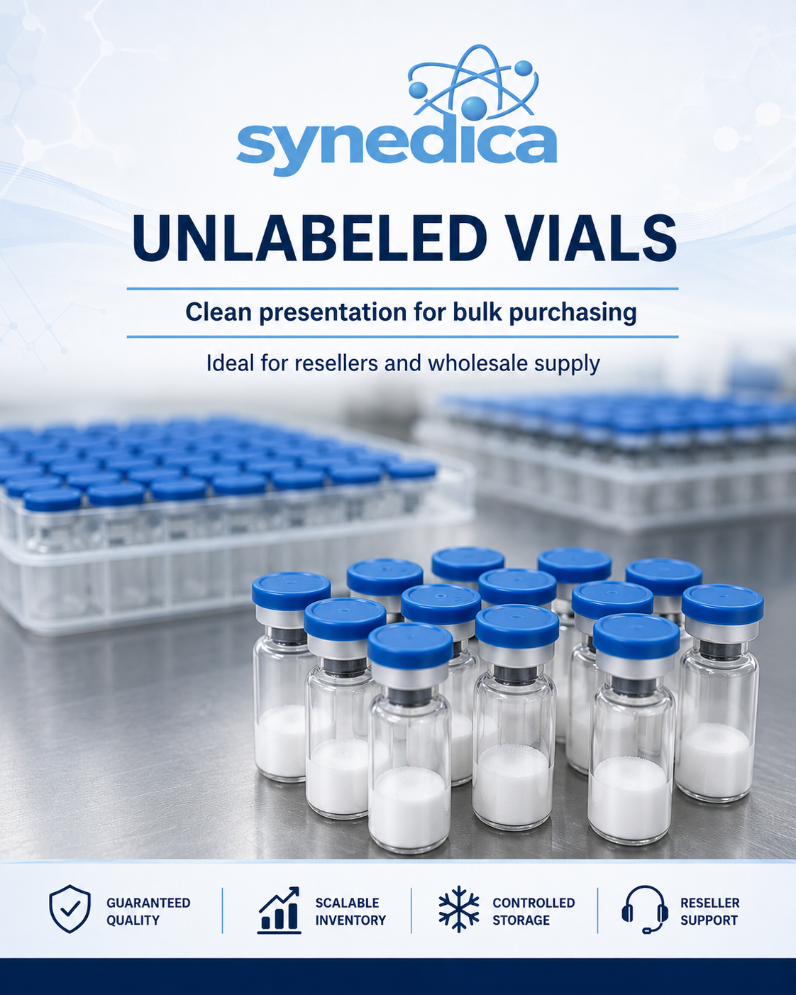 Unlabelled vials